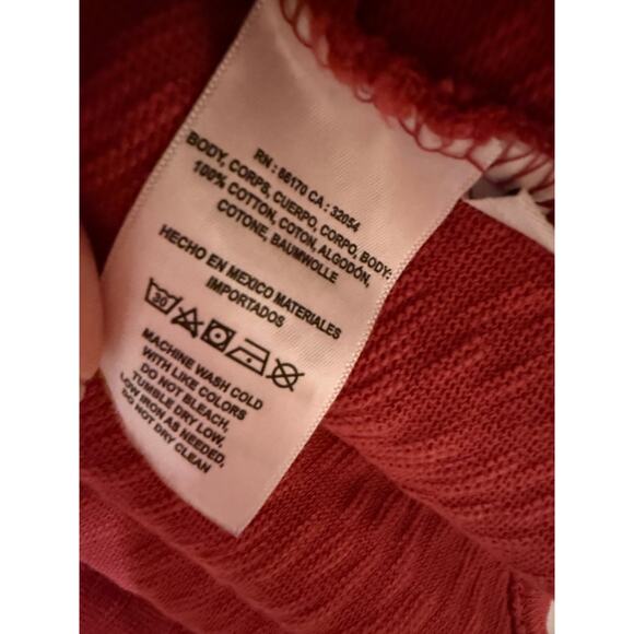 Anthropologie t.la Size XL Beira Pink Woven Peplum Cardigan Sweater - Picture 6 of 7